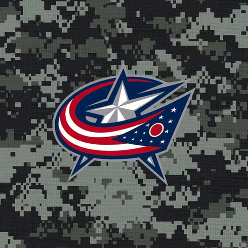 NHL Columbus Blue Jackets Camo Galaxy Buds Live Skin